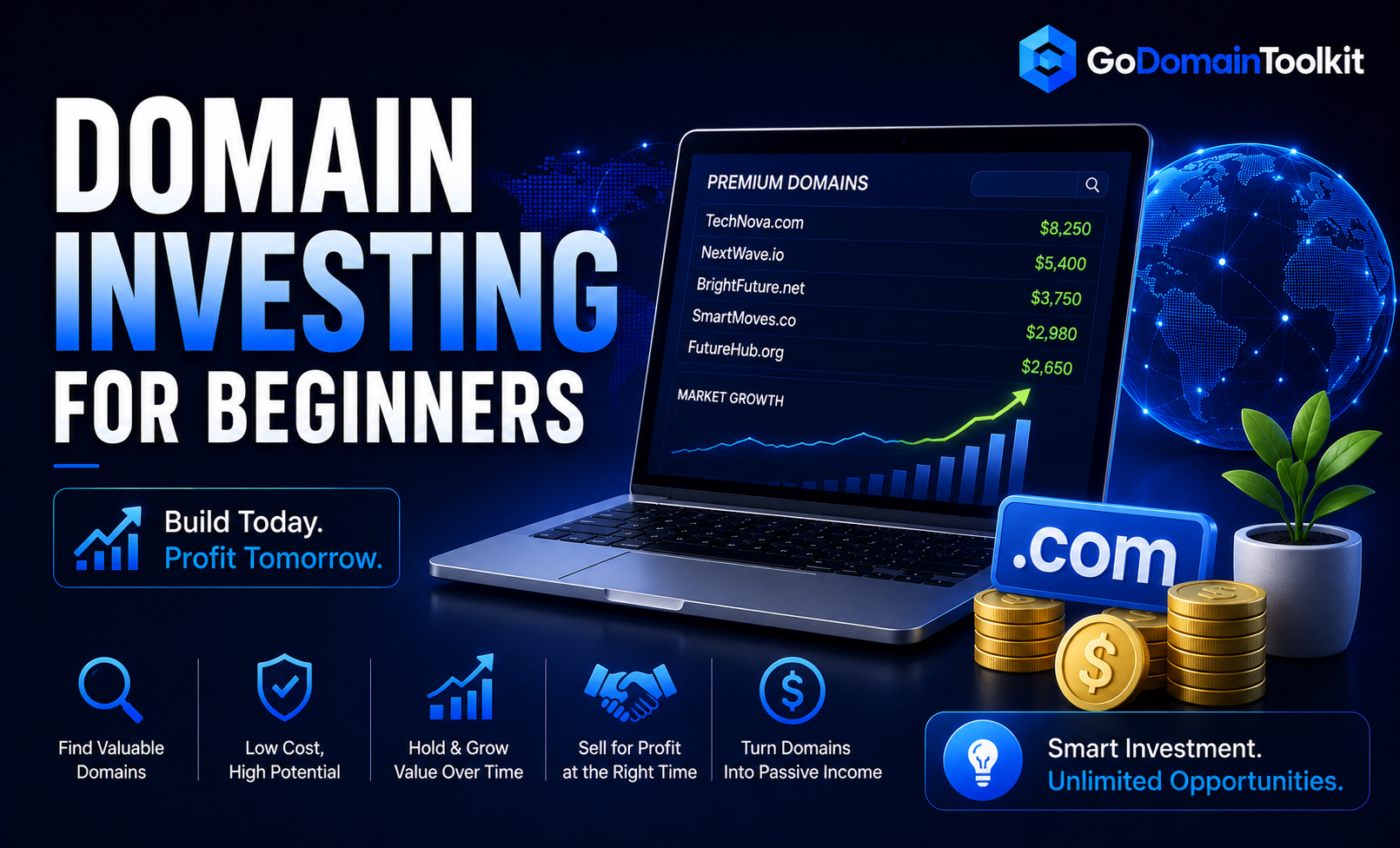 Domain Investing for Beginners Guide